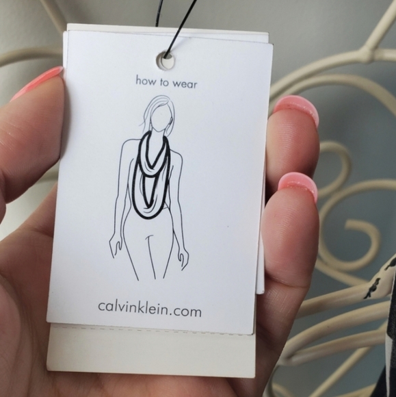 NWT Calvin Klein Infinity Scarf - Picture 7 of 9